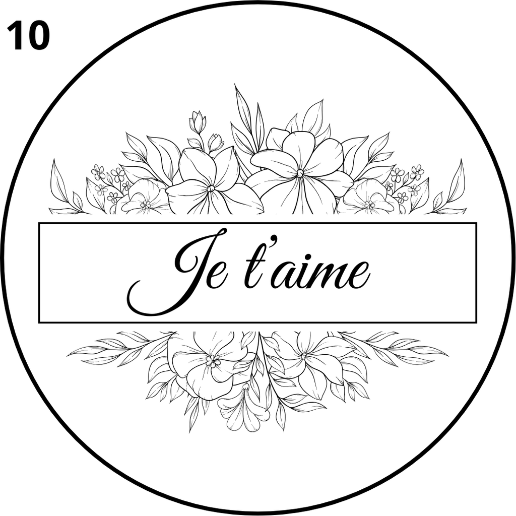 Dessous de verre gravé en bois