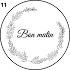 Dessous de verre gravé en bois