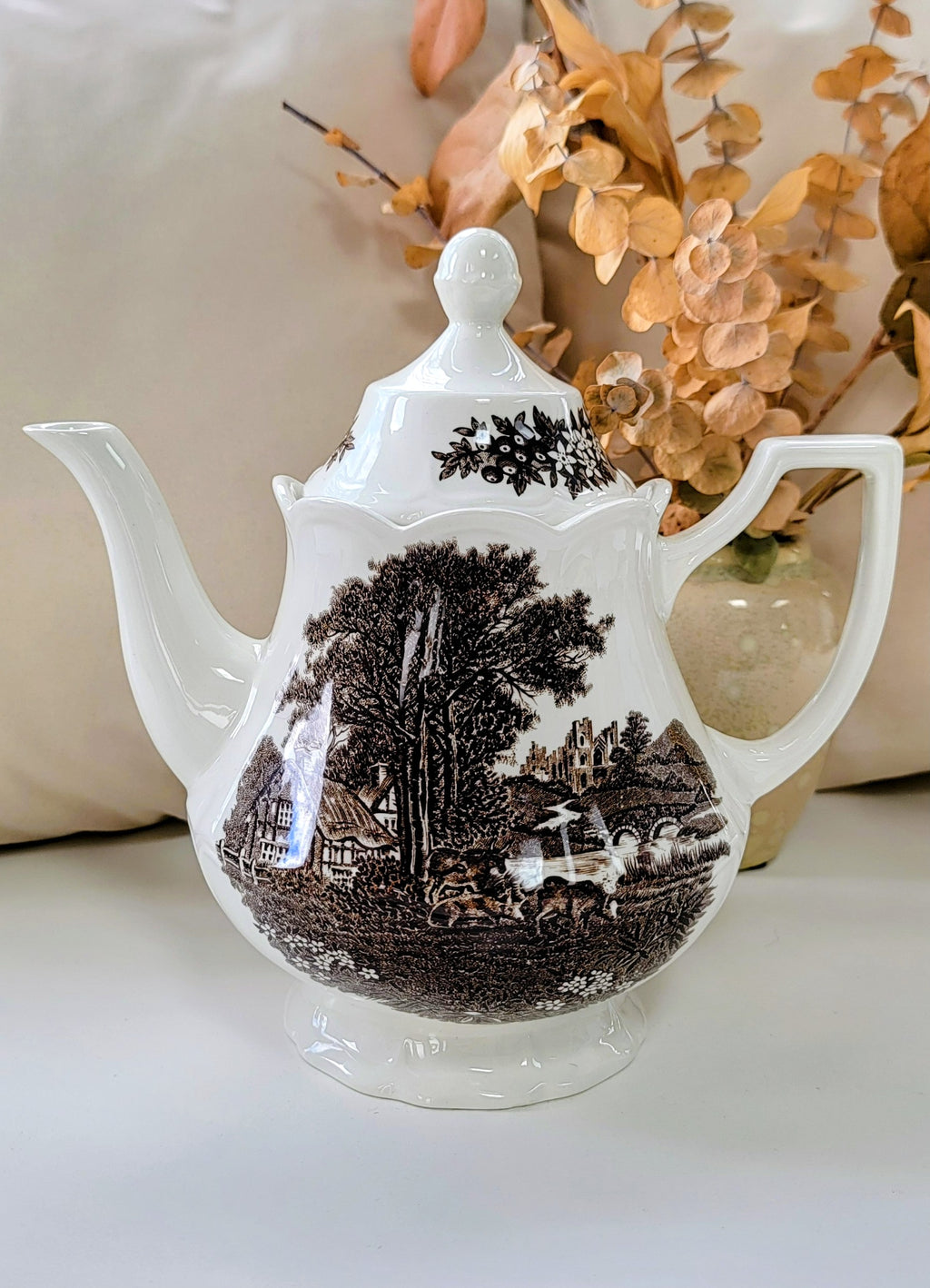 Service à thé Meakin Romantic England vintage | 4 pièces