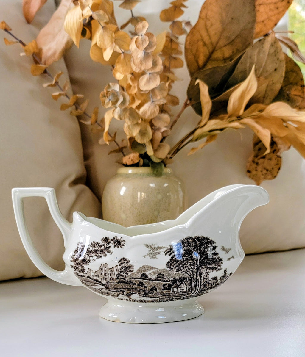 Service à thé Meakin Romantic England vintage | 4 pièces