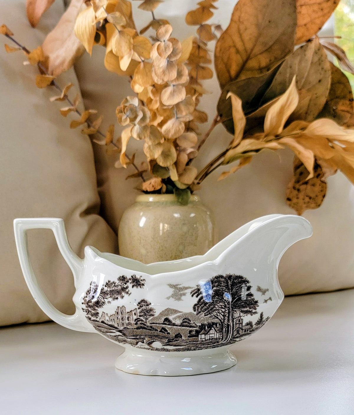 Service à thé Meakin Romantic England vintage | 4 pièces