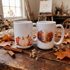 Tasse en Céramique Rituel d'Automne 15 oz