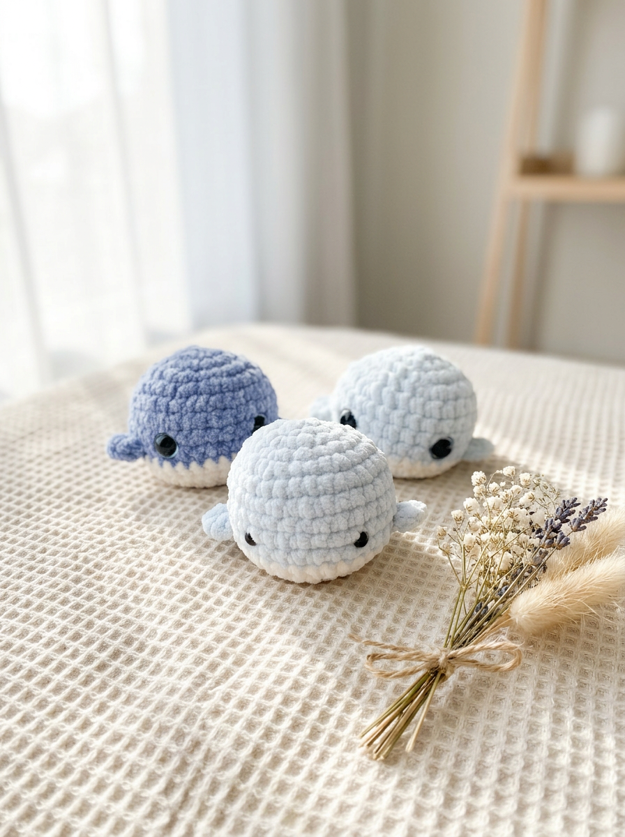 Toutou baleine au crochet