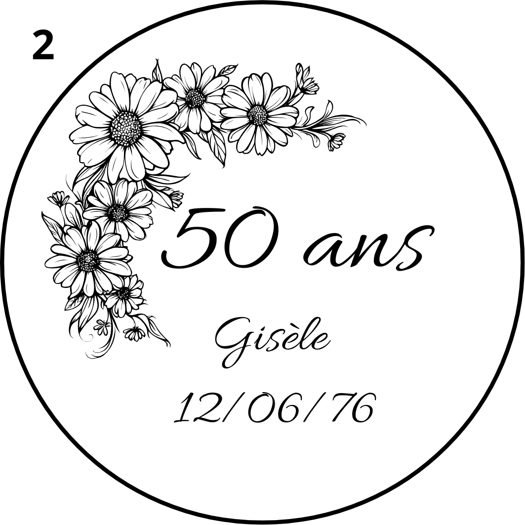 Dessous de verre gravé en bois
