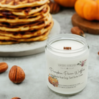 Bougie Artisanale Gaufre Citrouille Pacanes 9 oz