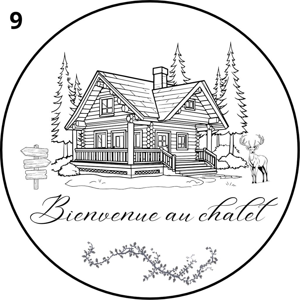 Dessous de verre gravé en bois
